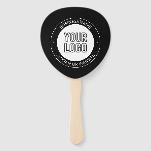 Leque Logotipo comercial ou Design e Modelo de texto edi