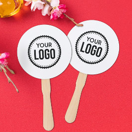 Leque Logotipo Personalizado da Empresa