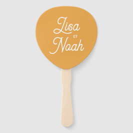 Leque Lot d'éventails Colorus orange