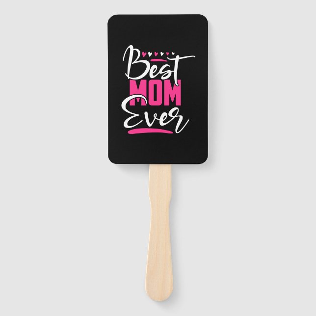 Leque Mãe de Arte Melhor Mãe (Frente)