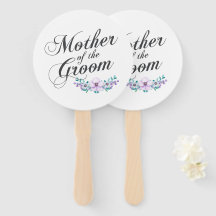Mãe do Casamento do Groom | Ventilador Mão