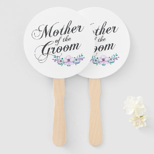 Leque Mãe do noivo que Wedding o fã da mão de  