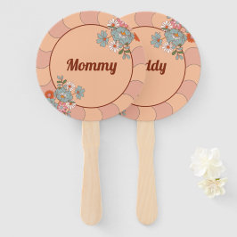 Leque Mamãe do estilo retro e ventilador do Pai