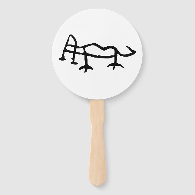 Leque Maravilhoso Chinês Zodíaco-Tiger- (Frente)