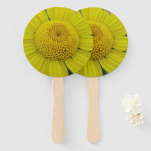 Leque Marguerite amarela bonito