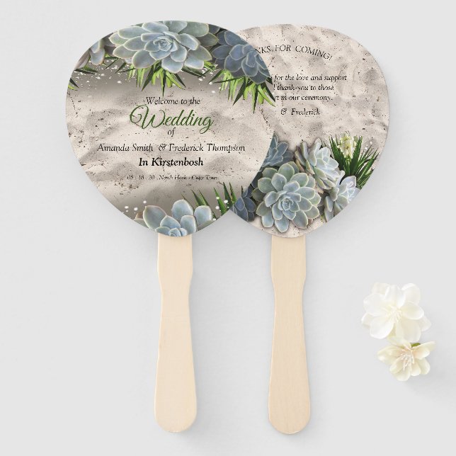 Leque Matizes de blues claros (Frente e Verso)