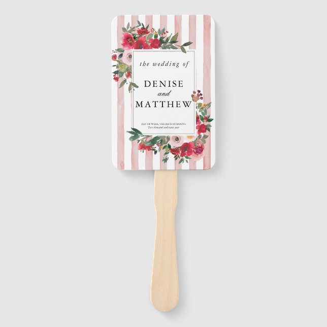 Leque Mauve Chalk Wedding (Frente)