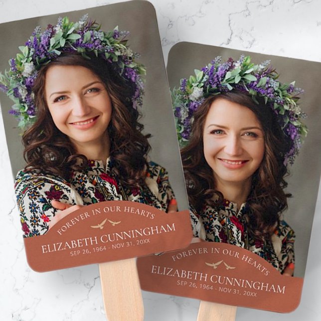 Leque Memorial Classic Birds Foto Lembrança (Criador carregado)