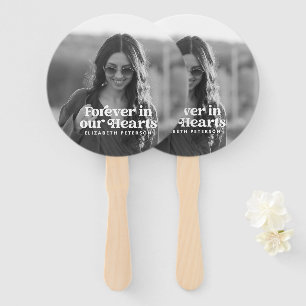 Leque Memorial de Fotografias Personalizadas Simples par