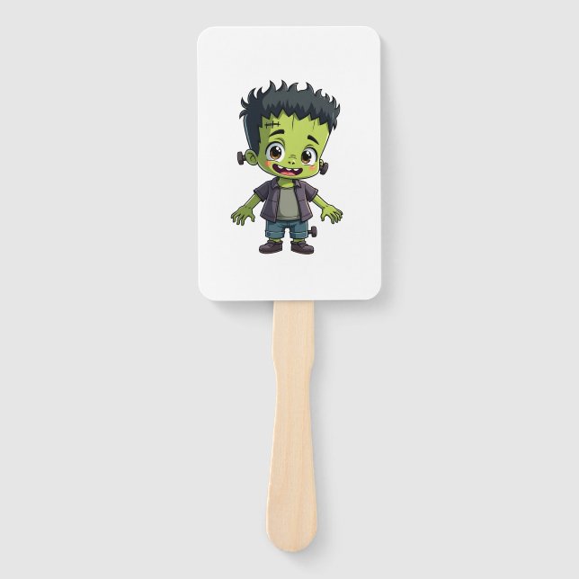 Leque Monstro de Frankenstein � Camiseta de desenho anim (Frente)