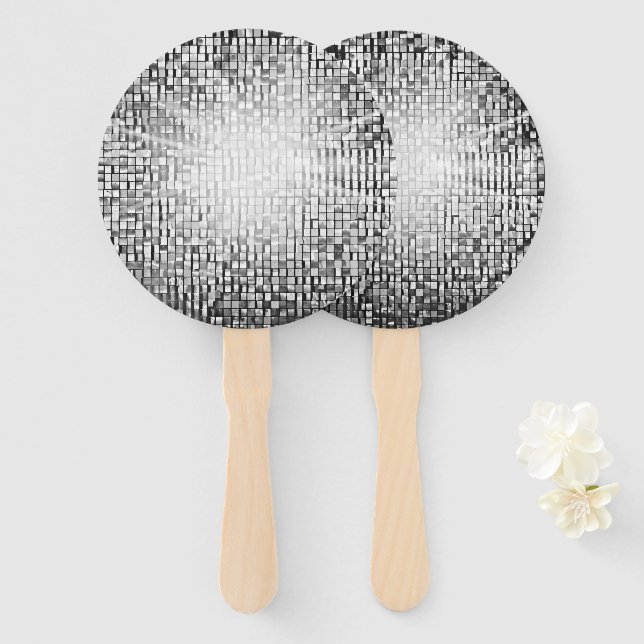 Leque Mosaico Art Déco Vintage (Frente e Verso)