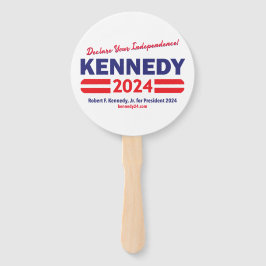 Leque Mostre seu apoio a Kennedy para presidente