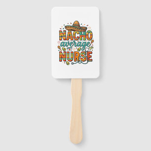 Leque Nacho Enfermeira Média Fiesta Vector Camisa Design