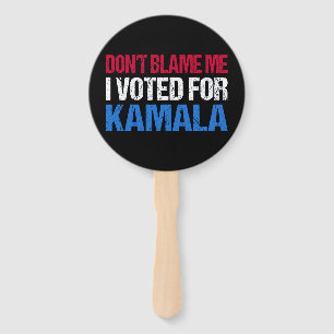 Leque Não me culpes, votei em Kamala