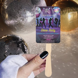 Leque Neon Glow Disco Dance Festa de aniversário