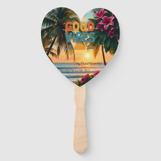 Leque Notebook tropical Summer Vibes (Frente)