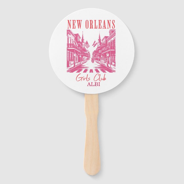 Leque Nova solha rosa-rosa (Frente)