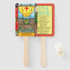 Leque Novo México Alienígena Souvenir Balão de Ar Quente