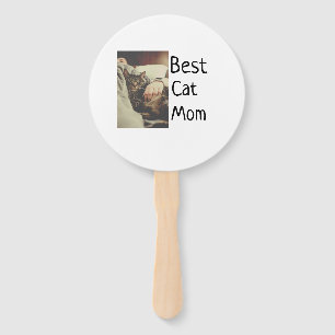 Leque O melhor pai da mãe de gatos a adicionar o nome da