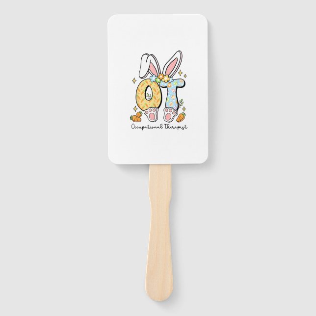 Leque Occupational Therapy Easter Bunny OT OTA Spring Ot (Frente)