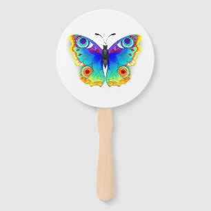 Leque Olho Peacock da Borboleta Arco-Íris