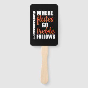 Leque Onde Flutes Vão Trebble Seguem