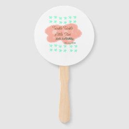 Leque Orange clouds twinkle twinkle little stars green 