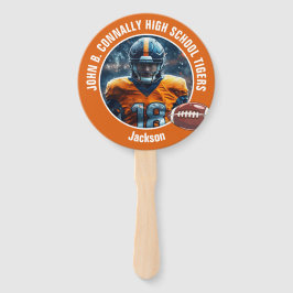 Leque Orange High School Football Player Photo Parent