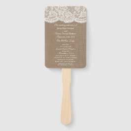 Leque Os Programas De Coleção De Casamentos Burlap & Lac