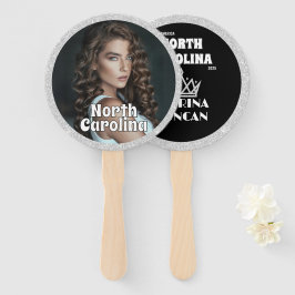 Leque Pacote de 10 Ventiladores Pageant da Silver Glitz