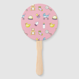 Leque Padrão de chá de fraldas cúmulo