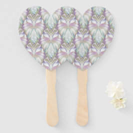 Leque Padrão Pastel Purple Oracle Owl