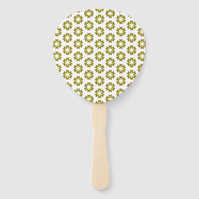 Leque Padrão Verde-Oliva (Frente)