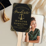 Leque Parabéns Da Nossa Faculdade De Direito Do Formando<br><div class="desc">Torne a sua festa de formatura 2025 inesquecível com esta suíte moderna. Com um confete de ouro sobre fundo negro e caligrafia elegante, ele captura perfeitamente o brilho do seu sucesso. O design pode ser personalizado para atender às suas necessidades e preferências específicas. Aproxime-se se precisar de mudanças de cor,...</div>