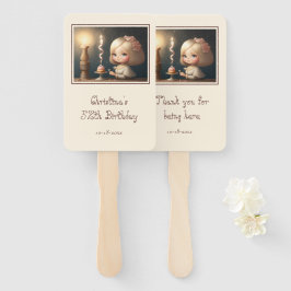 Leque Parabéns, garota 01