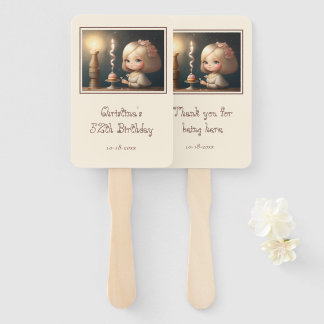 Leque Parabéns, garota 01