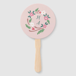 Leque Paragem Floral Russo com Monograma