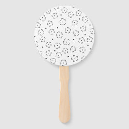 Leque Pasta de Aniversário com Flores Personalizada