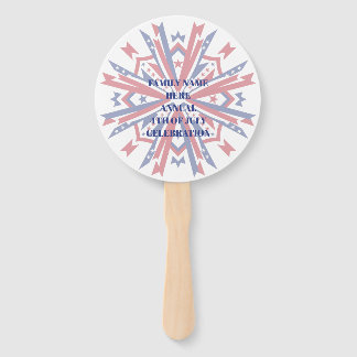 Leque Paternalista Familiar Personalizável para 4 de Jul