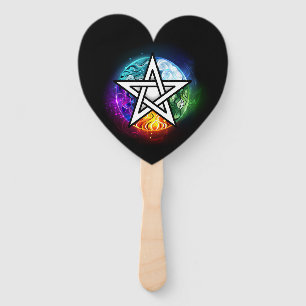 Leque Pentagrama do Wiccan