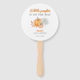 Leque Pequeno Chá de fraldas de Abóbora Queda Simples Mo