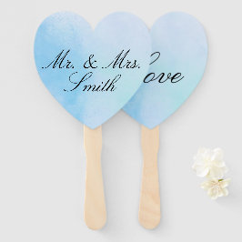 Leque Personalizado "True Love Blue"