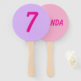 Leque Personalized stripe and spot birthday bunting 