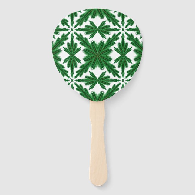 Leque Pine Mandala Hand Fan (Frente)