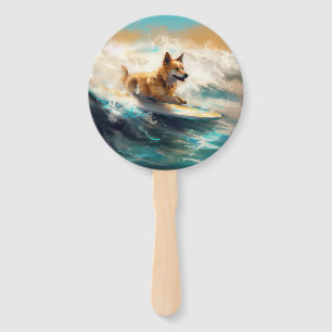 Leque Pintura de Navegação em Praia do Lapphund, Finland