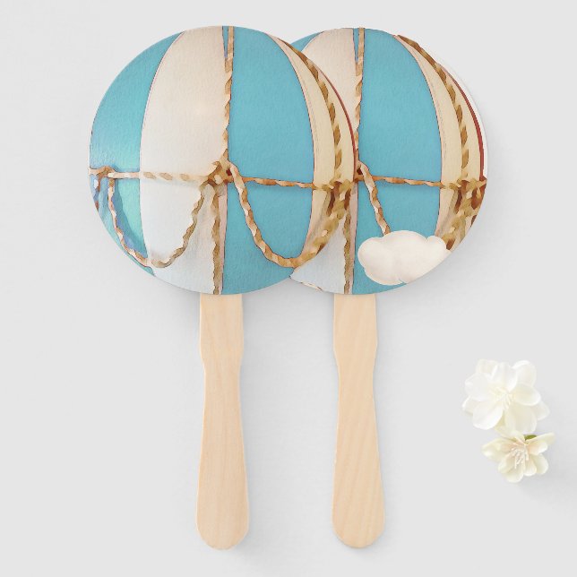 Leque Podemos Esperar! Ventilador da mão do chá de frald (Frente e Verso)