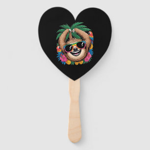 Leque Preguiça Tropical Kawaii – Vibrações Agradáveis de