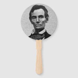 Leque Presidente Abraham "Abe" Lincoln Portrait