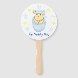 Leque Primeira Festa de Menino de Aniversário