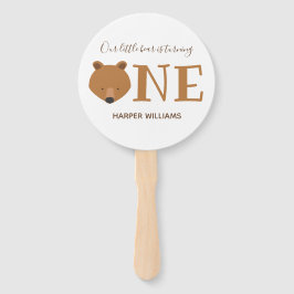 Leque Primeiro Aniversário do Urso Um Animal